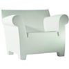 Kartell Poltrona Bubble Club, Polietilene colorato in Massa, Bianco Cera, 102 X 78 X 75 Cm