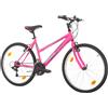 Bikesport ADVENTURE Bicicletta Donna Mountainbike 26 (Gloss rosa)