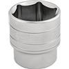 Draper Expert 16622 - Chiave a bussola quadrata da 1/2, 32 mm, a bussola esagonale a 6 punti, accessorio per chiave in acciaio al cromo vanadio