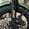 Resin Bike Adesivi Moto Compatibile con Guzzi V7 850 2021. Protezione Parasteli da Urti e Graffi. Coppia Adesivi 3D Resinati con Inserto Centrale Catarifrangente