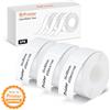 Pristar Etichetta P15, 3 Rulli, 15x30mm, Nastro Adesivo Termico Autoadesivo | Compatibile con P15 Label Maker, Bianco, 210 Etichette/Rotolo