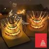 MZSX Biglietto di auguri per compleanno, Torta di compleanno 3D, adatti per donne, uomini e bambini, biglietti di congratulazioni con buste, greeting card.