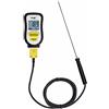 TFA Dostmann Sous-Vide 14.1552.01 - Termometro digitale con sensore in acciaio inox, con nastro in schiuma per sigillare, nero, lunghezza 42 x larghezza 21 x altezza 78 mm