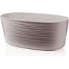 Guzzini - Tierra, Portavaso Multiplo Piccolo in Plastica Riciclata - Grigio Tortora, 15,4x29,2xh11,8 cm | 3 lt - 196201158