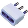 CFG ADATTATORE SPINA ITALIANA 16A A PRESA BIPASSO 10A 16A -MELE275