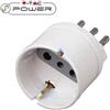 V-TAC ADATTATORE DA SCHUKO A SPINA ITALIANA 10A BIANCO ADSCHUK-LED8719