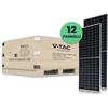 V-TAC SOLAR KIT 12 PEZZI PANNELLO SOLARE 410W MONOCRISTALLINO 36V VT-410-LED11550