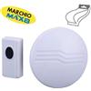 ECOVA CAMPANELLO SENZA FILI A BATTERIA 70 METRI IP20 -ECO83336