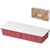 ELETTROCANALI SCATOLA DI DERIVAZIONE INCASSO PT8 392X152X70 CON COPERCHIO E PARAMALTA EC350CxP-EC350C8P