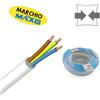 ECOVA CAVO GOMMATO 3X1 BOBINA 10 MTERI BIANCO -ECO80278