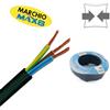 ECOVA CAVO GOMMATO 3X1 BOBINA 5 MTERI NERO -ECO80279