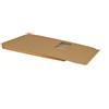 Bong 14065 - Busta con fondo quadro rinforzato C4 (229 x 324 x 20 mm) con finestra, in cartone Kraft, 120 g/qm, con striscia adesiva sul lembo, 200 pezzi, marrone
