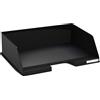 Exacompta - rif. 11214D - confezione da 4 vaschette portacorrispondenza COMBO MAXI all'italiana - dimensioni 25,5X36,5X10,3cm - per documenti in formato A4+ - colore nero