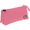 Grafoplás 37545453 Astuccio scolastico triplo, colore rosa chiaro, 23,5 x 12 x 14 cm, Bits & Bobs