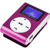 OcioDual Lettore MP3 Player Musicale Mini USB Jack 3.5mm Rosa Digitale Portatile con Clip Schermo LCD per Sport Corsa