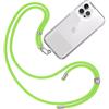 TBOC Cordino Catenella Laccio Strap Porta Cover [Fluoro Verde] per Telefono Cellulare da Collo - Tracolla Catenina con Cordini da Phone Cellulari Accessori Universale Laccetti Donna Uomo