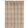 Kleine Wolke Tenda da doccia Zag Cotti, colore: tortora, 65% poliestere, 35% cotone, dimensioni: 180 x 200 cm