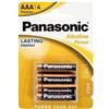 Panasonic - Alkaline Power ministilo, confezione da 4