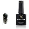 Bluesky Smalto Per Unghie Gel, Rock Chick, Sp4, Bianca, Nero, Luccichio (Per Lampade Uv E Led) - 10 Ml