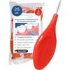 ORAL-PREVENT DR. THOMSEN 25 pezzi: ORAL PREVENT Spazzolini interdentali - pulizia dei denti per le lacune - spazzolino interdentale dei denti - prevenzione tartaro/carie - Rosso - 0,60 mm - ISO 3