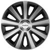 Goodyear Memphis Carbon - Copricerchi per Auto, Set da 4 Pezzi, 40,64 cm, Colore: Nero/Argento