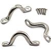 SeeRaphee 304 In Acciaio Inox Pad Eye Strap per Barca Top Maniglia Porta Pull Hardware Manopola Maniglia Set M5 10 PZ con Viti
