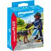 PLAYMOBIL 71162 AGENTE CON CANE POLIZOTTO