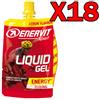 Enervit Sport Liquid Gel, conf 18 cheerpack 60 ml, gusto limone - Energetico a base di Carboidrati e Vitamine