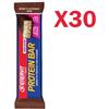 Enervit Sport Protein Bar Chocolate & Cream, box 30 barrette proteiche da 45g con vitamine e minerali senza glutine