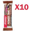 Enervit Sport Power Time Outdoor Bar Nocciola-Cioccolato, conf 10 barrette energetiche da 30 grammi, senza glutine