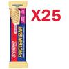 Enervit Sport Protein Bar gusto Vaniglia-Yogurt, box 25 barrette proteiche con vitamine e minerali, senza glutine