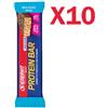 Enervit Sport Protein Bar gusto Cocco-Ciok, conf 10 barrette proteiche con vitamine e minerali, senza glutine