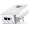 devolo Magic 2 WiFi 6 Adattatore di estensione: 1 adattatore CPL WiFi, presa Gigogne (2400 Mbits, Mesh, 2 porte Gigabit Ethernet) ideale per il telelavoro, gaming, streaming, presa francese