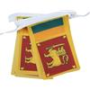 AZ FLAG Ghirlanda 6 Metri 20 Bandiere Sri Lanka 21x15cm, Bandiera Singalese 15 x 21 cm - Festone Bandierine