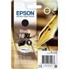 EPSON CARTUCCIA EPSON ORIGINALE NERO T1631 ALTA CAPACITA' SERIE PENNA E CRUCIVERBA - EPSON - C13T16314012