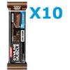 Enervit Gymline High Protein Bar 36% Dark Choco - Conf 10 Barrette proteiche da 55g con doppia copertura fondente