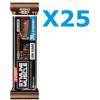 Enervit Gymline High Protein Bar 36% Dark Choco - Conf 25 barrette proteiche da 55g con doppia copertura fondente