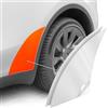 Luxshield Pellicola Protezione Passaruota per Tesla Model Y I 2020-2026 - Pellicola di Protezione da Pietrisco Accessori Tuning - Trasparente Lucido