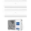 Haier Condizionatore Climatizzatore Haier Dual Split R-32 Serie Pearl 7000+12000 BTU Con 2U50S2SM1FA-3 Wi-Fi Incluso