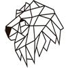 EWA Eco-Wood-Art- Lion Head Legno Interni e Design-Puzzle Poligonale Testa di Leone-Souvenir, Regalo, Cucina, Casa, Interni-134 Dettagli