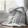 Catherine Lansfield Downstairs Cosy Diamond Coperta morbida in finta pelliccia, 130 x 170 cm, colore: Grigio argento