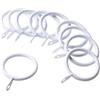 Jotex RINGIS - Anelli per tende, colore: bianco, misura unica, 10
