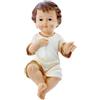 DRW Bambino Gesù Abito in Resina Dipinto a Mano 15 cm