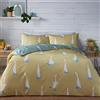 Fusion - Puddles The Duck - Set copripiumino reversibile - letto singolo in giallo