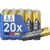 VARTA Batterie AA, confezione da 20, pile Power on Demand, Alcaline, 1,5V, pacco di stoccaggio, per accessori computer, dispositivi Smart Home, Made in Germany [Esclusivo su Amazon]