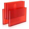 Kartell Magazine Rack Portariviste, PMMA, Rosso, 18.5 x 34.5 x 40 cm