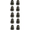 cyclingcolors 10x inserto tappo a lamelle plastica rotondo tappo estremità tubo piedini gambe per mobili (25mm)