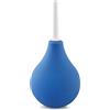 DouperLtd - Clistere in silicone, a forma di lampadina, unisex, per liquidi, capacità: 220 m, colore blu