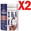 Enervit Protein Sprint Shake gusto Cioccolato, sostituto del pasto - Kit con 2 barattoli da 420 grammi