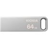 Kioxia Pen Drive 64GB Kioxia U366 Usb tipo-A Argento [LU366S064GG4]